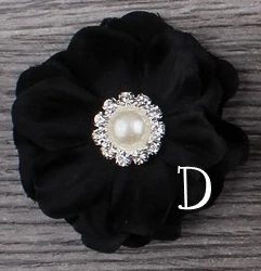 D 30 шт./партия, 4,6 см, 8 цветов, мини-войлок, искусственная ткань, искусственные цветы+ стразы, жемчуг для свадебного украшения, DIY декоративный венок - Цвет: D
