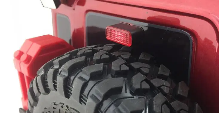 Задние стоп-сигналы со светодиодной рамкой для Traxxas T4 TRX4 Defender D110 Land Rover Rock crawler body