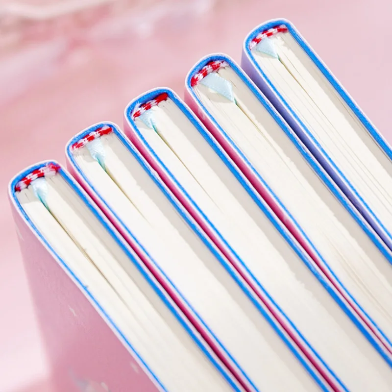 Ins девушка сердце Сетка Красный Дневник Блокнот студент творческий мультфильм