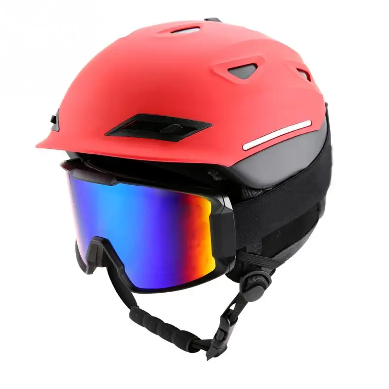 03 Ski Goggles Helmet Snow Sports Ski Snowboard Helmet Anti-fog Goggles Women Men Skiing Eyewear Glasses Protection Hat - Цвет: 03