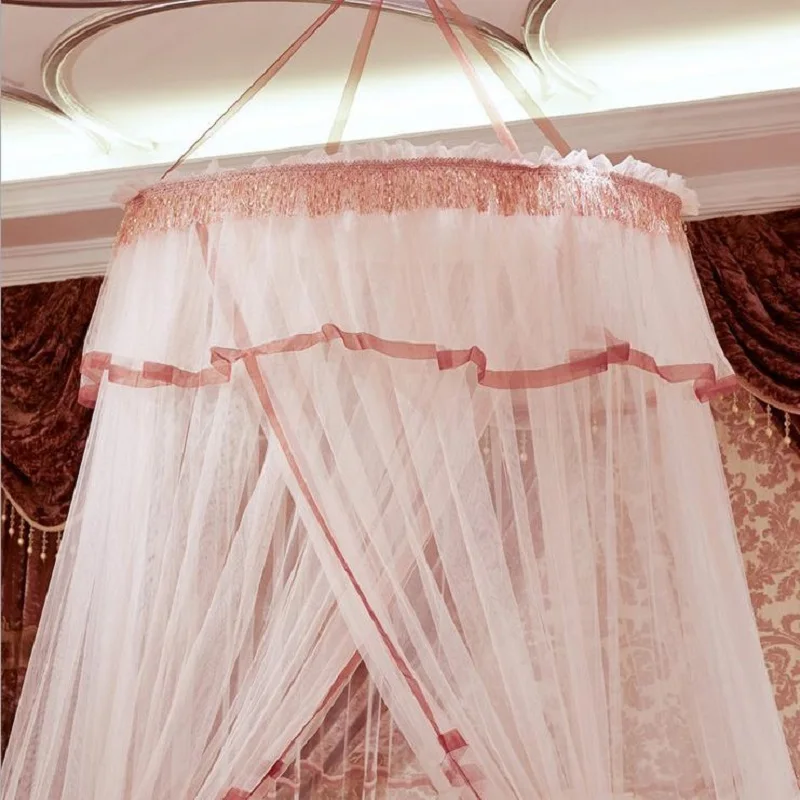 Принцесса висящий купол дворца москитная сетка студентов насекомое двойная