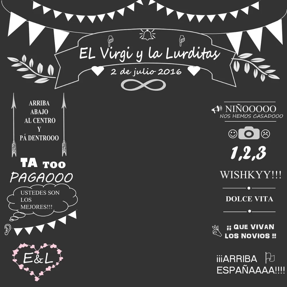 VinylBDS Wedding Custom Blackboard Photo Background Signature Together Party Photography Backdrops fotografia For Studio | Электроника