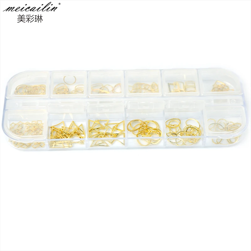 120 шт./коркоркор. 3D инструменты для ногтей арт деко сплав Японский мини гвоздик