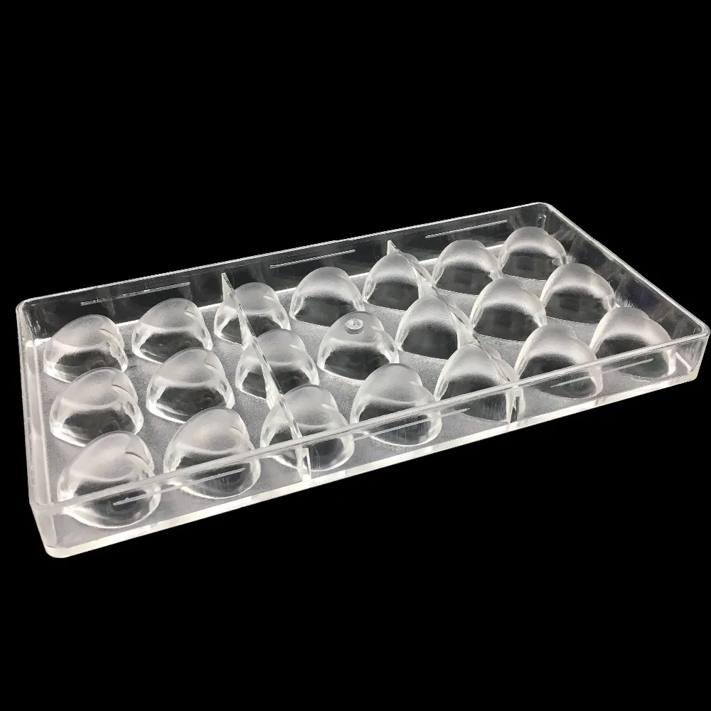 2 вида формочек для шоколада из поликарбоната в форме сердца 21 чашка Пластиковая