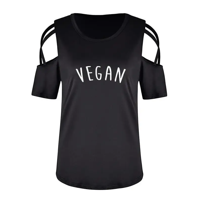 Рубашка женская с принтом лотоса модная силиконовая футболка надписью вегана в