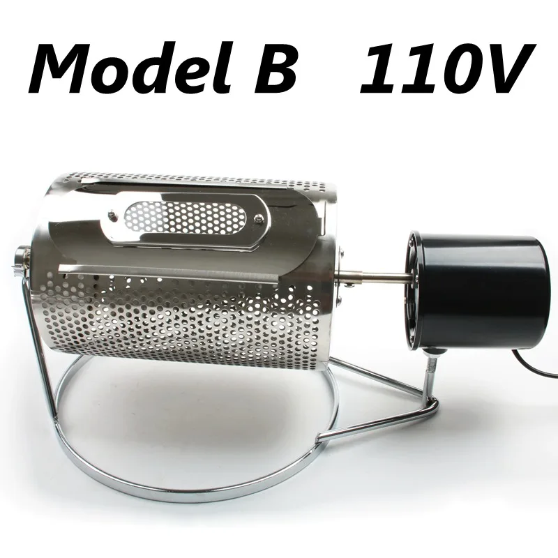 110V model B CUKYI 110 V/220 V бытовые электрические кофейные жаровни 40W мощность нержавеющая сталь машина для жарки кофейного зерна - Цвет: 110V model B