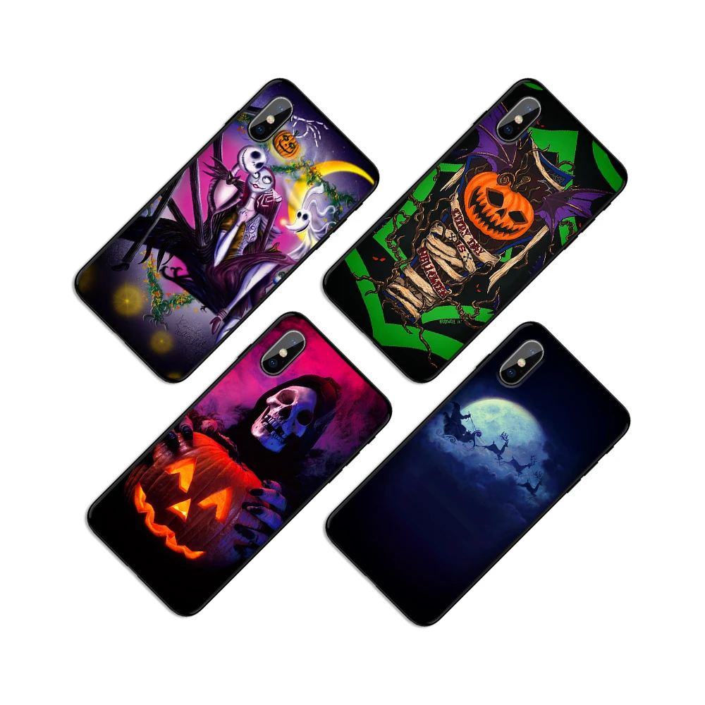 The ghost of skull мягкая термополиуретановая крышка-чехол для Apple iPhone 6 6S 7 8 Plus 5 5S SE X XS MAX XR