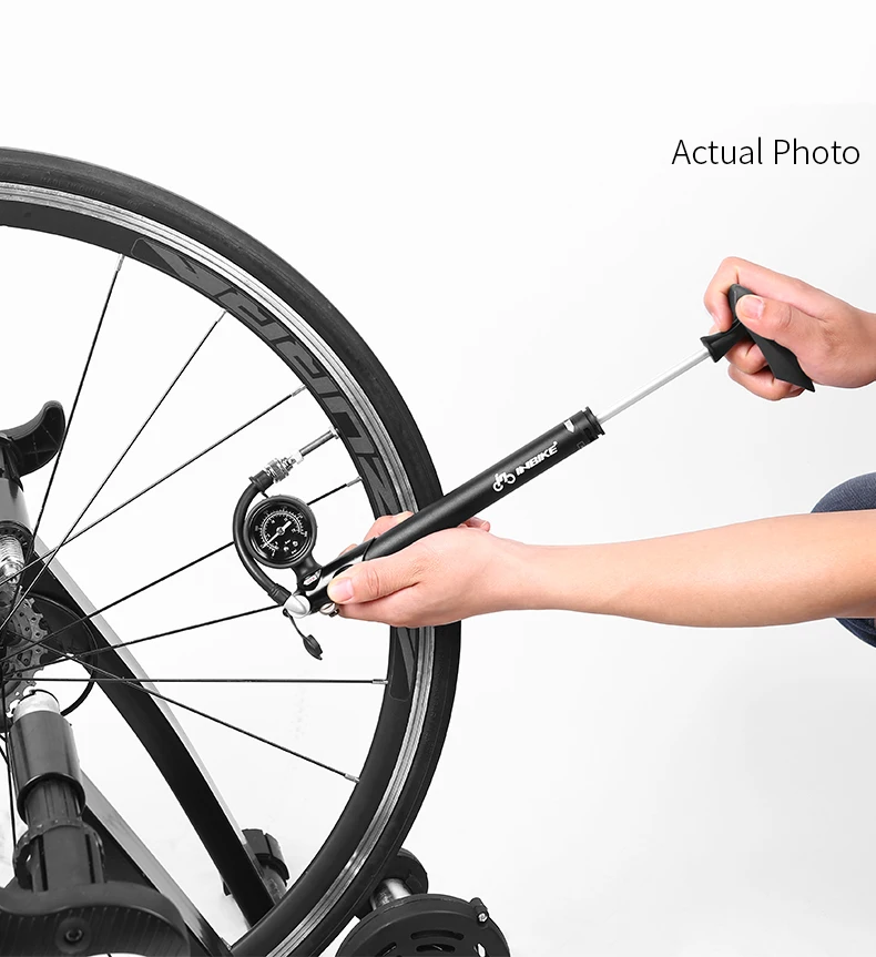 INBIKE велосипедный насос, велосипедный насос высокого давления, 300 фунтов/кв. дюйм, амортизирующая велосипедная шина, портативный насос, мини воздушный насос со съемным манометром, запчасти для велосипеда