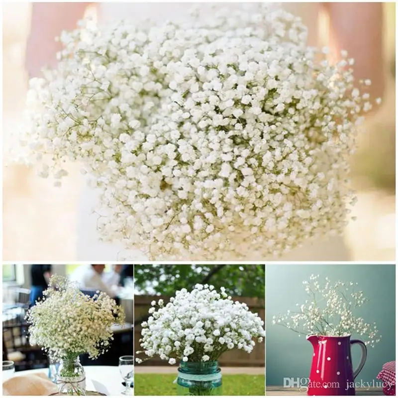 

Artificial Flowers Gypsophila Silk Baby Breath Artificial Fake Silk Flowers Plant Home Wedding Decoration For Party