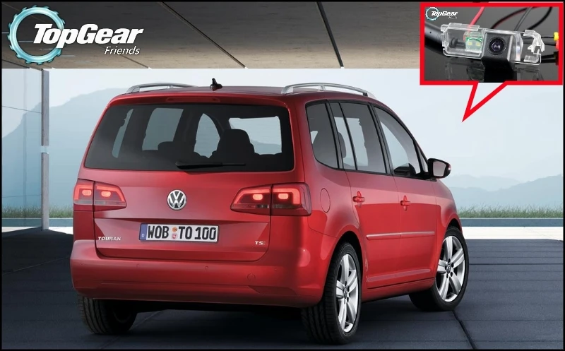 

Автомобильная камера для Volkswagen VW Touran, Высококачественная камера заднего вида для вентиляторов | CCD + RCA