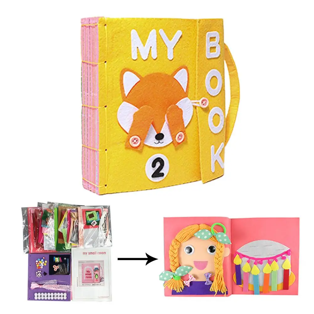 3D 5 стилей &quotсделай сам&quot Моя первая тканевая книга младенческой ребенок