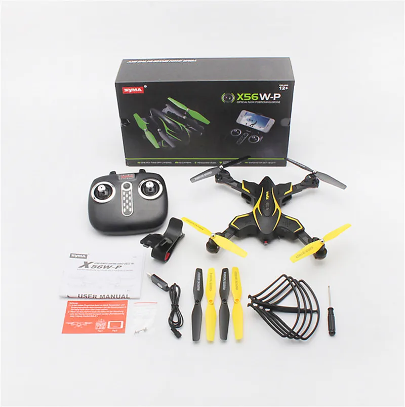 Модернизированная Syma X56W-P радиоуправляемая беспилотная камера wifi в режиме реального времени FPV Квадрокоптер летательный аппарат Дистанционное управление вертолет складной Дрон VS X56W
