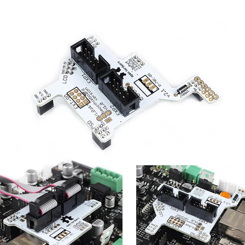 Плата Smoothieboard 5X V1.1 с полным графическим ЖК адаптером плата модуля подключи и