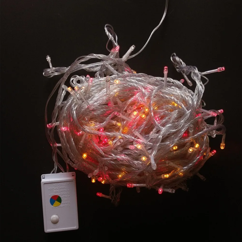 YIYANG домашняя Светодиодная лампа festa de casamento 400LED 50 м 220В Украшение разноцветные