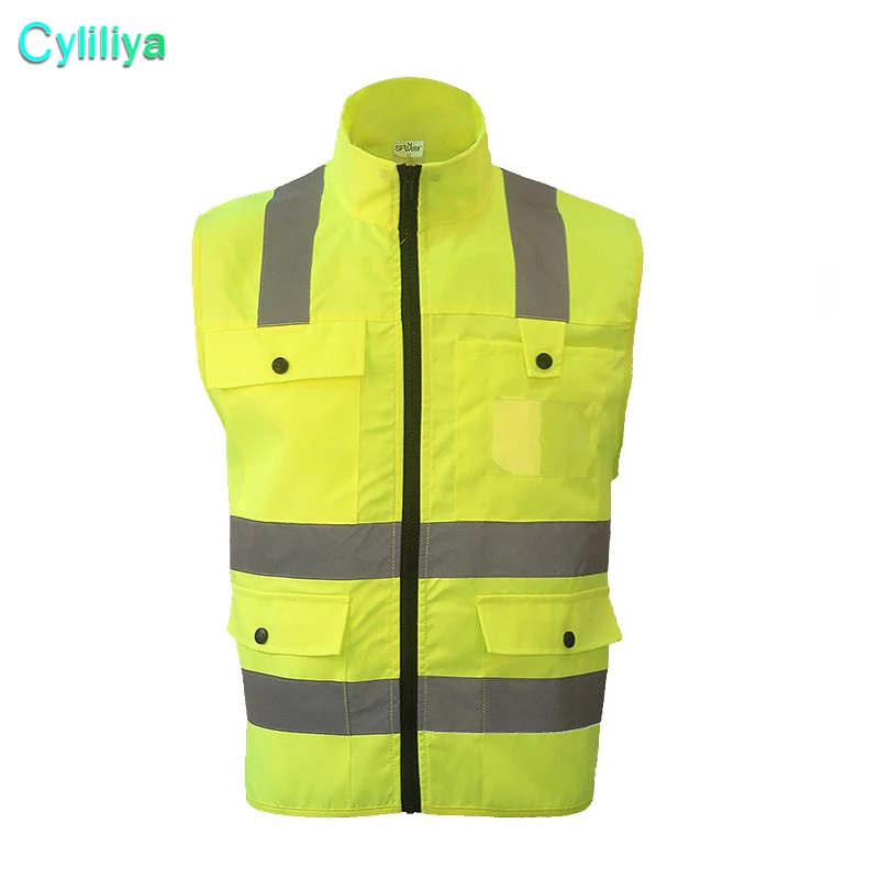 Светоотражающая защитная одежда видимый рабочий защитный жилет предупреждающий