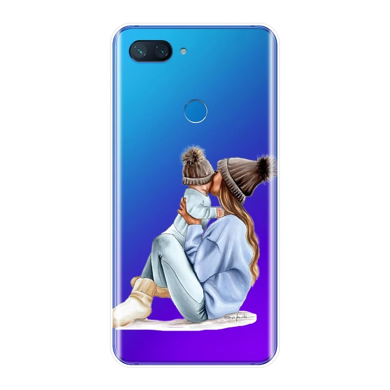 No.5 Чехол для телефона из ТПУ для ребенка, женщины, мамы Для Xiaomi Mi 5 5C 5S 5X6 6X Plus, Мягкая силиконовая задняя крышка из ТПУ Для Xiaomi Mi A1 A2 8 Lite SE - Цвет: No.5