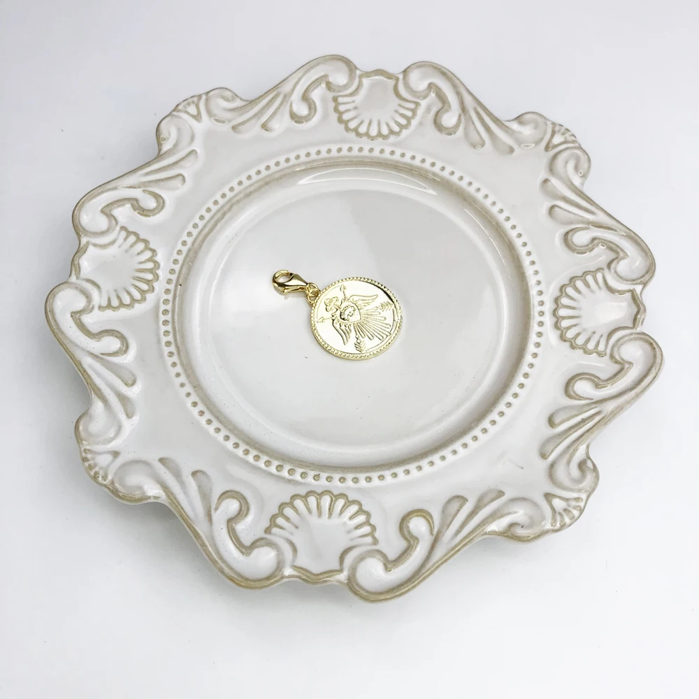 Магический символ монета ключ подкова оберег подвеска 2020 хорошая ювелирная изделия для женщин и мужчин удачный подарок из 925 серебра, подходит для браслета.