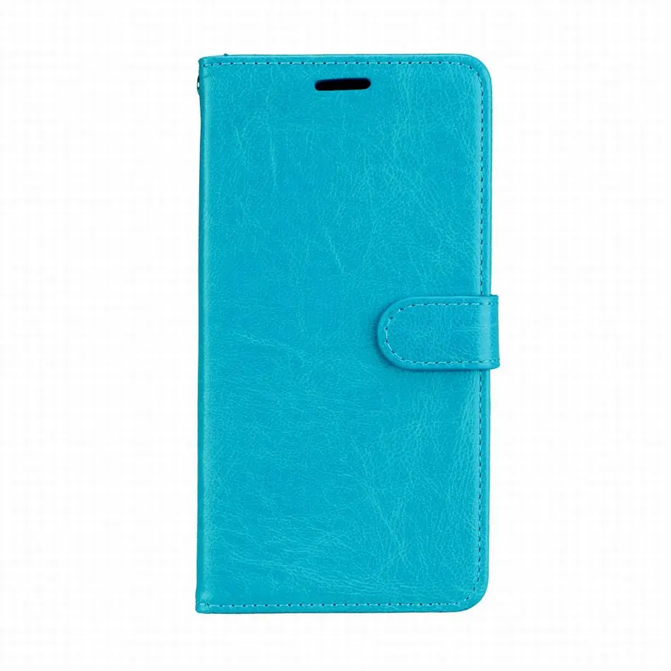 Blue Чехол со слотом для карт Кожаный чехол для Xiaomi 4 5 6 6X A2 8 SE 4C 4I Mix 2S Redmi 3 3S 3X Note 4X 5A Prime Pro однотонный кошелек P08G - Цвет: Blue