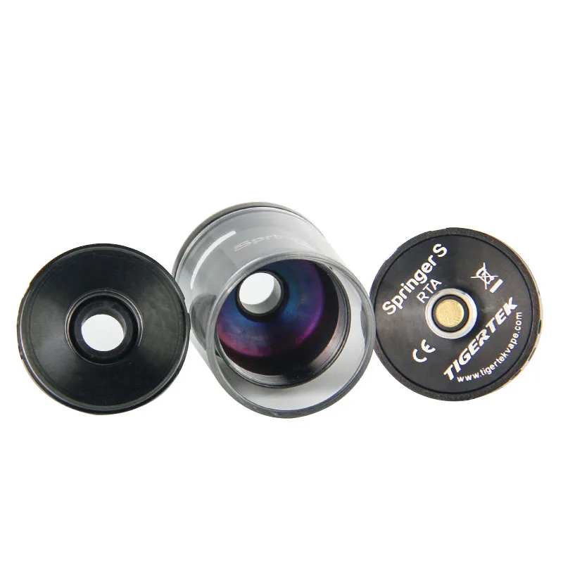 Оригинальный Tigertek Springer S RTA танк ввиду Screless Coilbuiling Системы электронные сигареты