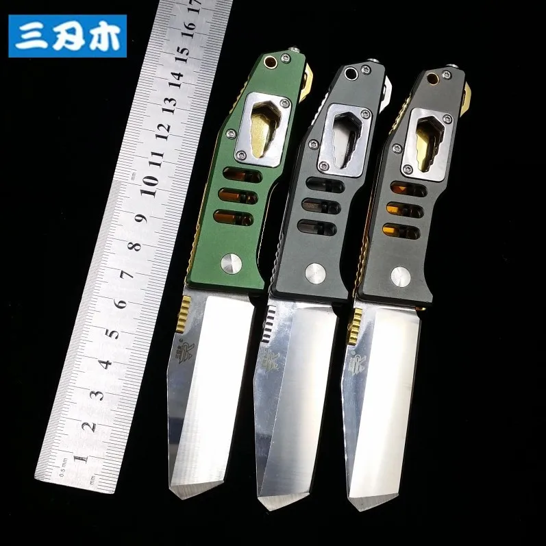 Высокое качество быстро открывающийся нож для фруктов складной самообороны