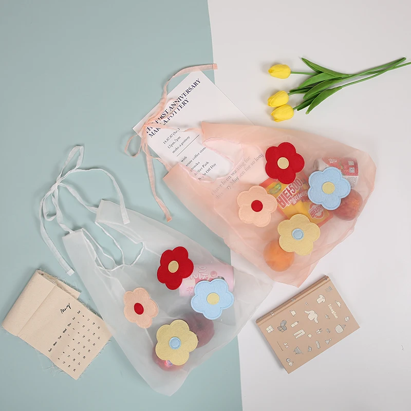 Сумка тоут 'ombre Женская сетчатая через плечо милые сумки для шоппинга супер