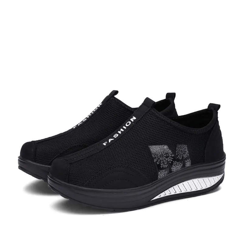 MWY/Женская здоровая обувь для фитнеса; zapatillas mujer Deportiva; дышащие кроссовки на платформе для похудения; женская спортивная обувь