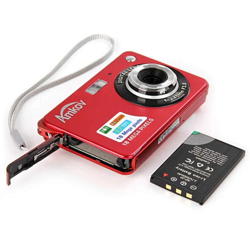 CDC3 2 7 дюймовая цифровая камера TFT HD экран 18MP 8x Zoom видеокамера Smile Capture мини Anti shake