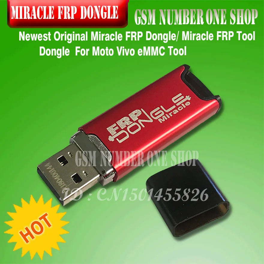 

2020 latest original Miracle FRP Dongle Miracle FRP Tool Dongle For Moto Vivo eMMC Tool