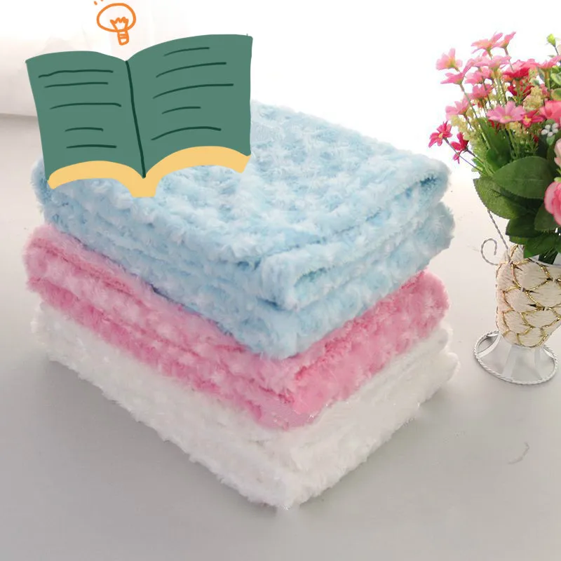 Однотонный гибкий домашний текстиль бархатное одеяло в виде розы разные цвета и