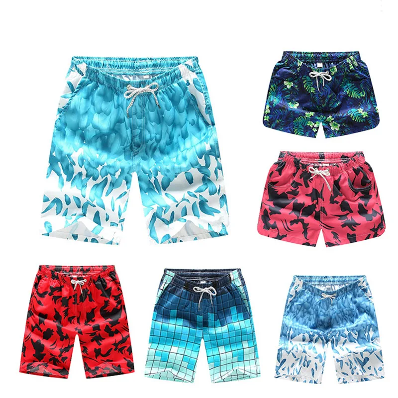 2019 новые летние пляжные штаны мужские с принтом свободные сломанные брюки из