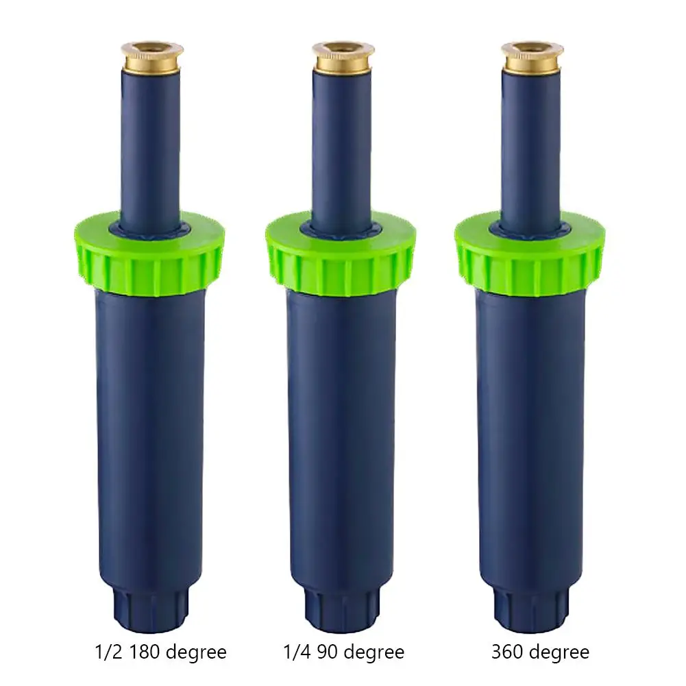 Медный Автоматический водяной подземный выдвижной спринклер для газона 90/180/360