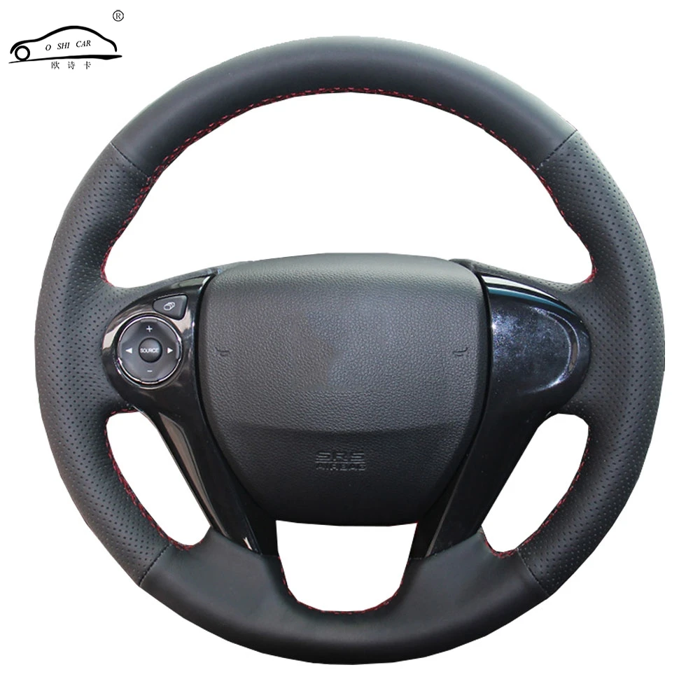 Чехол рулевого колеса автомобиля из натуральной кожи для Honda Accord9 Odyssey Crosstour 2013- Pilot /оплетка руля