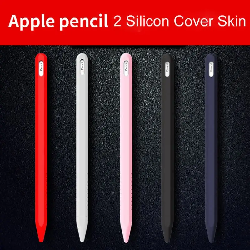 Мягкий силиконовый чехол для Apple Pencil 2-го поколения iPad 2 крышка Держатель крышки