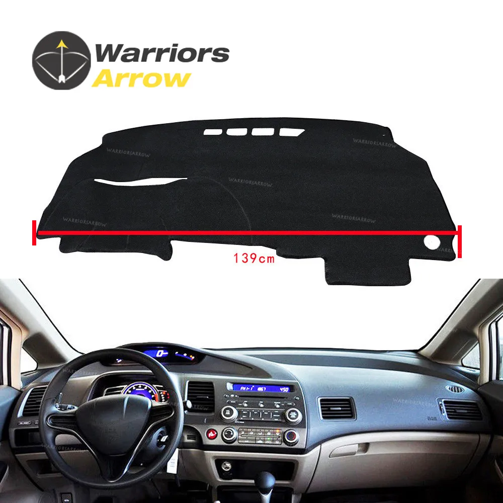 Для Honda Civic 4 двери седан 2006 2011 интерьер приборной панели крышки Dashmat Даш Мат Pad