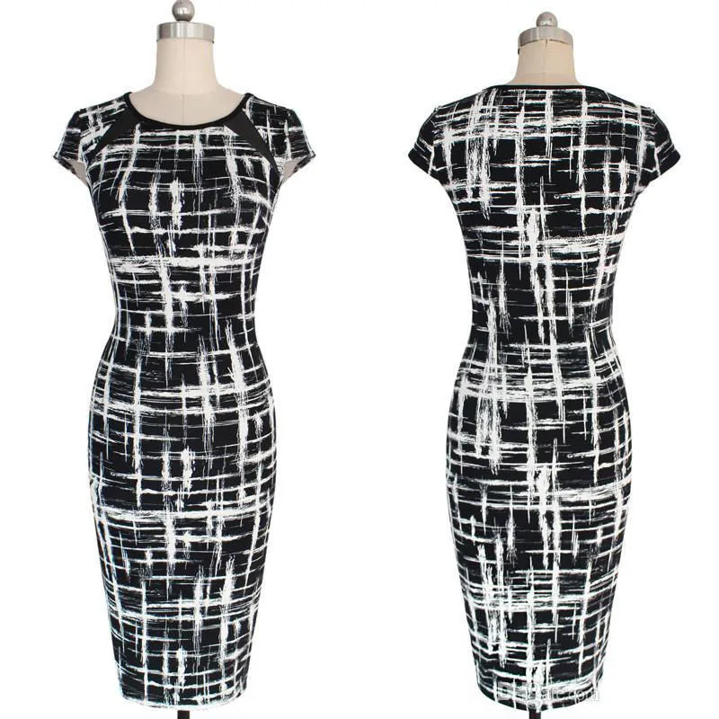 Женское Бандажное платье в белый горошек синяя звезда милое вечернее с короткими