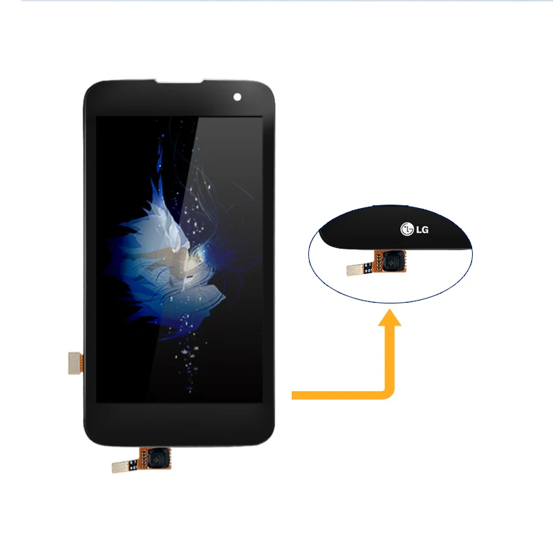 Черный для LG K4 VS425 K130 K120 ЖК-дисплей + кодирующий преобразователь сенсорного экрана