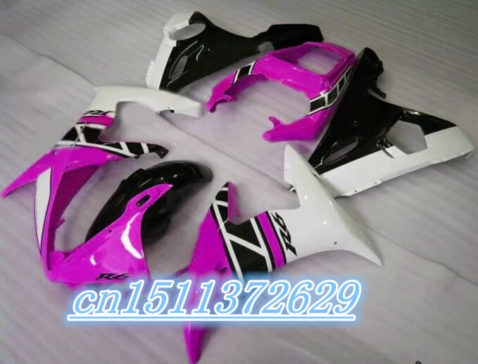 

Fairing for YZF-R6 03-05 pink white black YZF R6 03 04 05 YZFR6 R6 2003-2005 2003 2004 2005