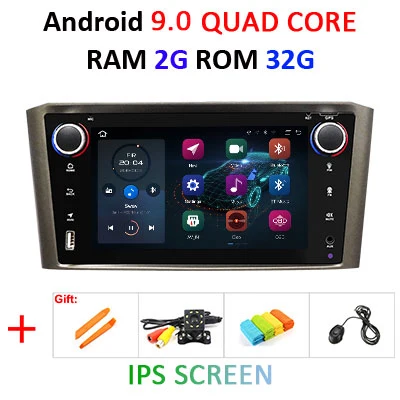 9.0 2G 32G IPS DSP ips 4G 64G 8 ядерный Android 9,0 автомобильный навигатор для Toyota Avensis T25 2002-2008 gps стерео аудио радио без dvd плеера - Цвет: 9.0 2G 32G IPS