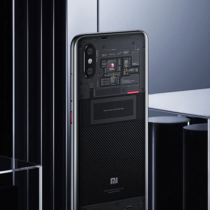 Оригинальный Xiaomi mi 8 Explorer Edition ГБ 128 6 21 &quot18 7: 9 полный экран Snapdragon 845 двойной сзади
