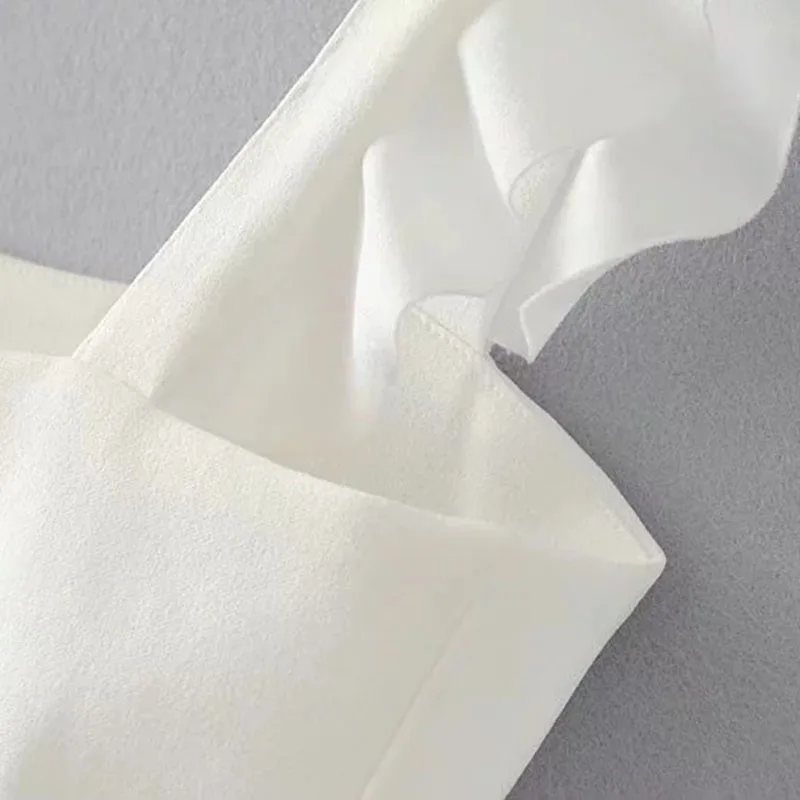 Кроп-топ женский короткий кружевной с оборками и открытым животом | Женская