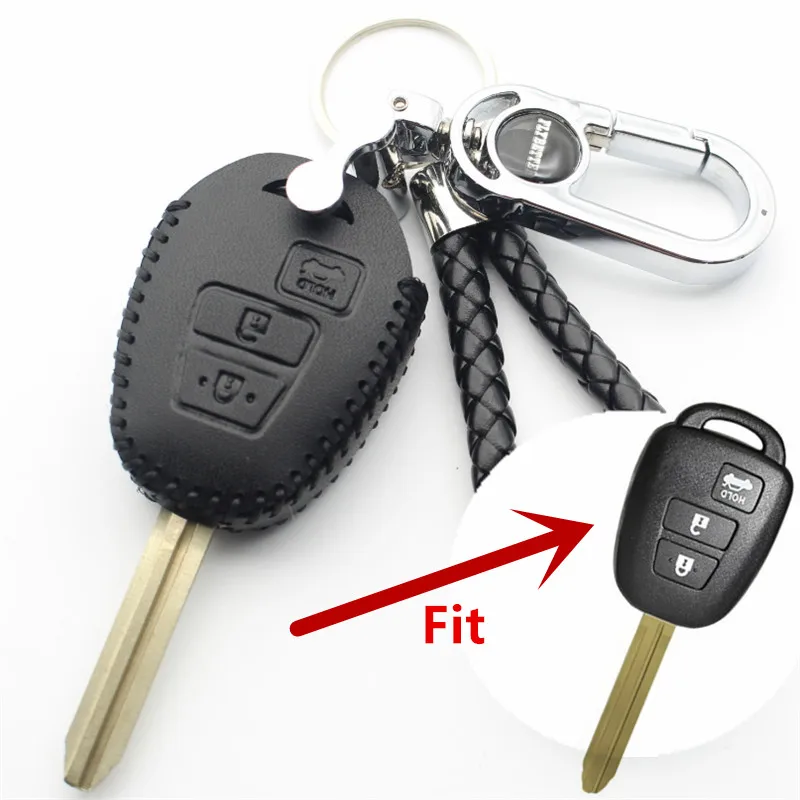 FLYBETTER натуральная кожа 3 кнопки дистанционного ключа дистанционный ключ чехол