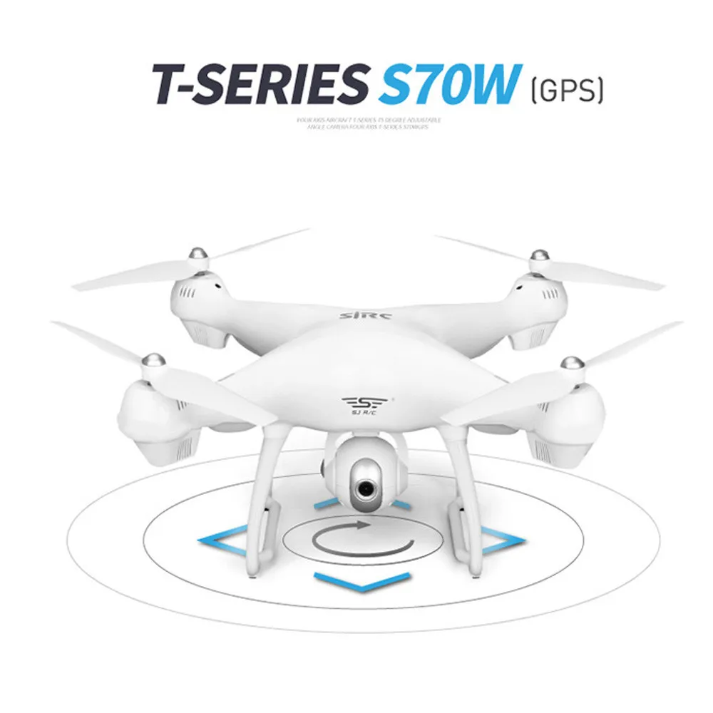 S70W 2,4 GHz gps FPV Дрон с камерой 1080P бесщеточный Квадрокоптер управление жестами Складная HD камера Wifi Безголовый режим