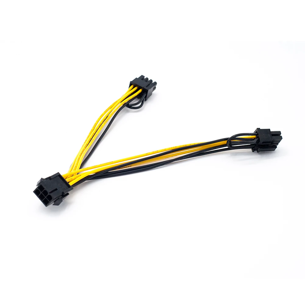 Кабель разветвитель PCI E 6 + 2 pin (6 pin/8 pin) видеокарта Express Dual 8Pin кабель питания|pcie 8pin|8pin