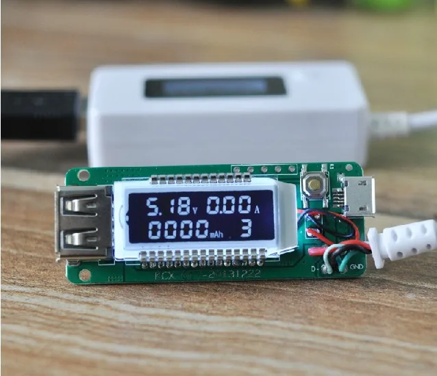 Жк-цифровой дисплей мини USB мощность ток напряжение вольтметр переменного тока