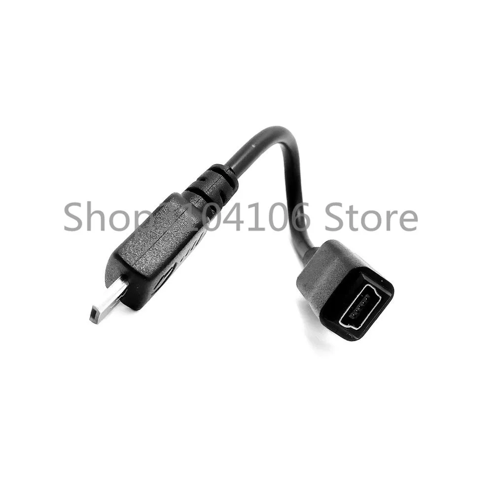 Короткий прямой мини USB переходник мама к Micro папа для мобильных телефонов и