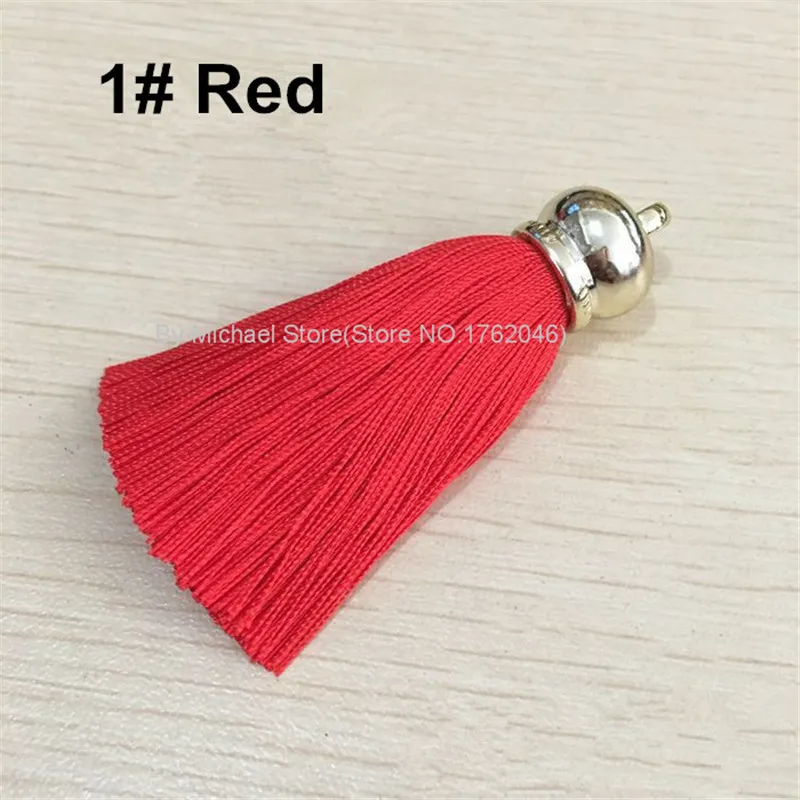 2 шт./лот 7 см высококачественные шелковые кисточки/кисточки для ювелирных