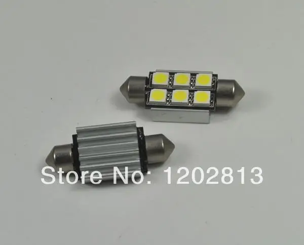 Бесплатная доставка 10 шт. белый 6 SMD 5050 Светодиодный светильник для номерного