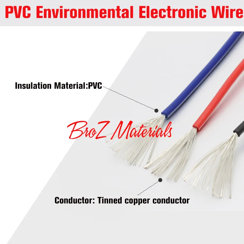 Внешний диаметр 18AWG UL1007 внешний 2 мм внутренняя проводка Φ 10|electronic wire|wire electronicul1007