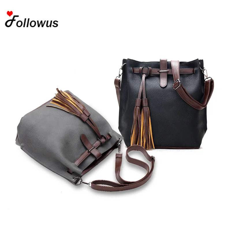 Для женщин ведро Сумки 2017 известный дизайнер через плечо из искусственной кожи с