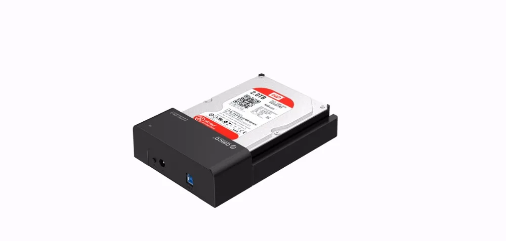 ORICO 6518US3-V2 супер скорость USB 3,0 HDD и SSD док-станция для 2,5& 3,5 дюймовый жесткий диск SATA поддержка 4 ТБ HDD-черный